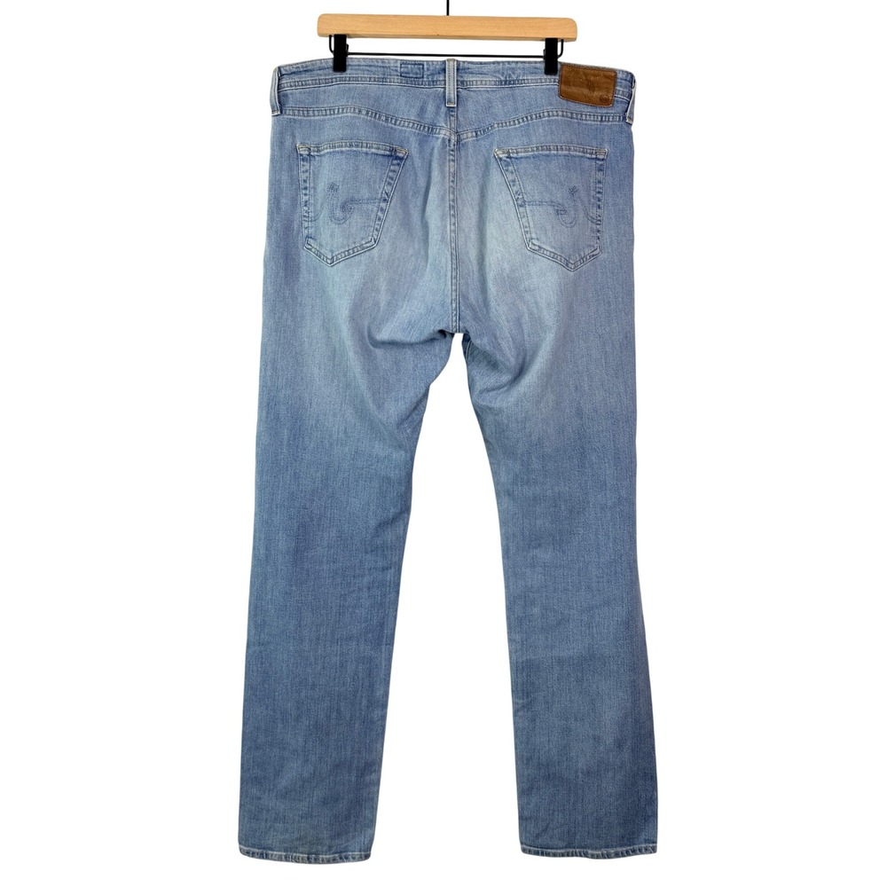 AG Adriano Goldschmied The Graduate Tailored Leg Light Wash Blue Jeans Mens 38R - Picture 3 of 10